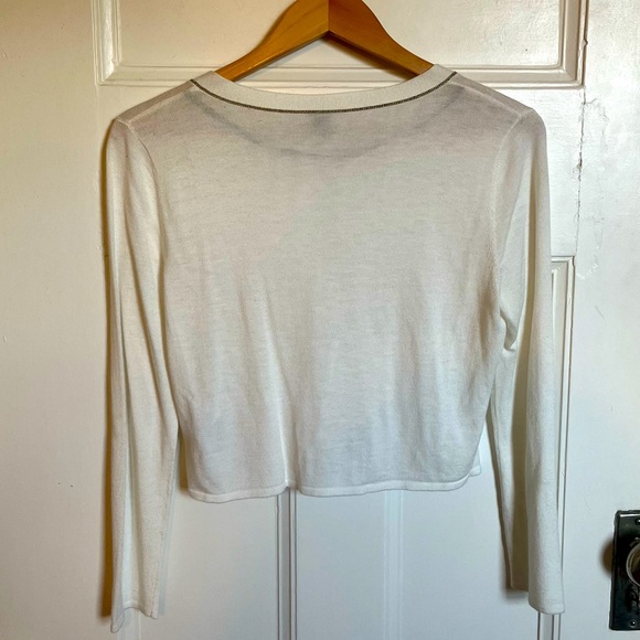 Super soft S. Oliver cropped beaded cardigan - Picture 2 of 8